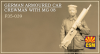 Copper State Models F35-039 German armoured car crewman with MG 08 1/35